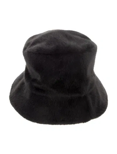 Pre-owned Apparis Fur Black Polyester Hat