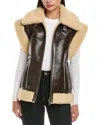 Apparis Gaia Bonded Vest In Brown