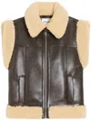 Apparis Gaia Bonded Vest In Brown