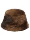 Apparis Gilly Bucket Hat Mink In Brown