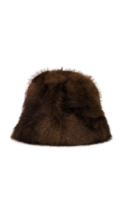 APPARIS GILLY MINK BUCKET HAT