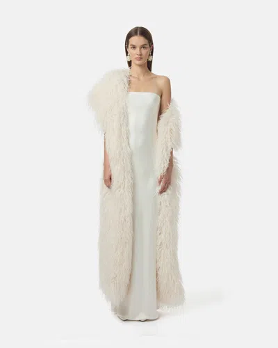 Apparis Gloria Maxi Stole In Neutral
