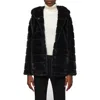 Apparis Goldy Recycled Polyester Pluche™ Faux Fur Coat In Noir