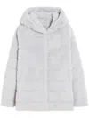 Apparis Goldy Hooded Coat In Grey