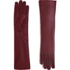 Apparis Gwen Faux Leather Gloves In Crimson