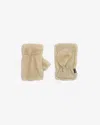 Apparis Harper Fingerless Gloves In Beige/latte Multi