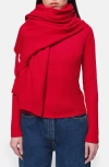 Apparis Harris Scarf In Red