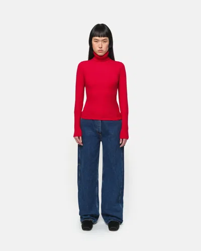Apparis Irene Rouge Turtleneck In Red
