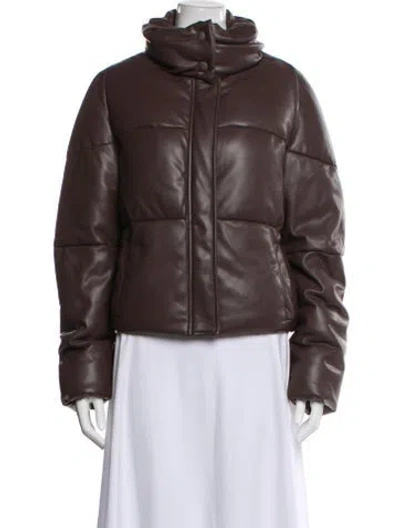 Pre-owned Apparis Jacket In Brown