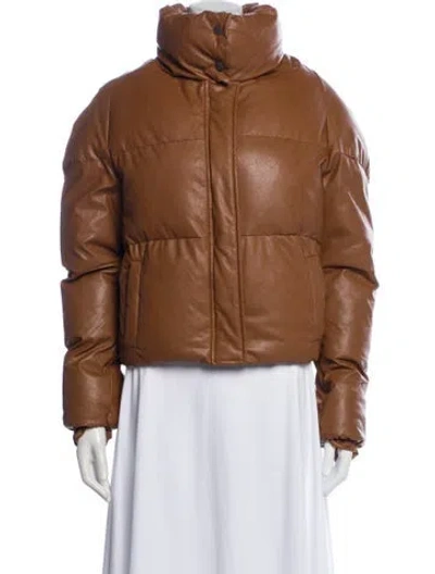 Pre-owned Apparis Jacket In Brown