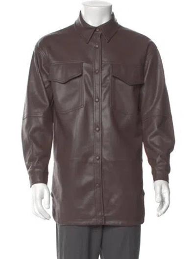 Pre-owned Apparis Jacket In Brown