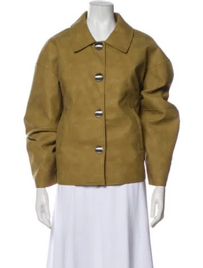 Pre-owned Apparis Jacket In Brown