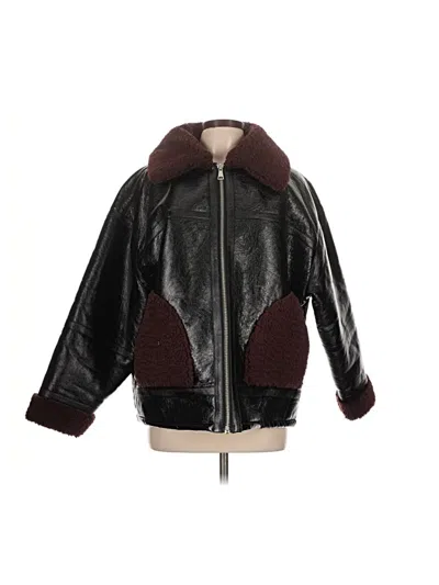 Pre-owned Apparis Jacket In Burgundy