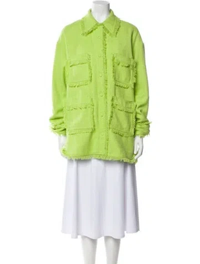 Pre-owned Apparis Jacket In Green