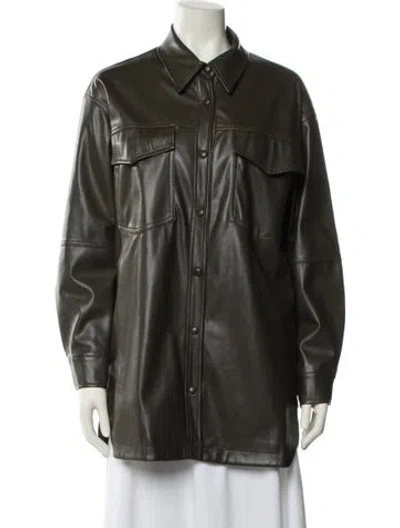 Pre-owned Apparis Jacket In Green