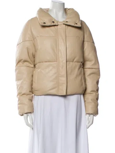 Pre-owned Apparis Jacket In Neutral