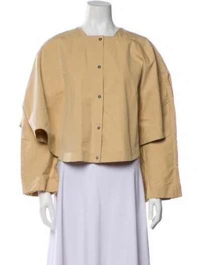 Pre-owned Apparis Jacket In Neutral