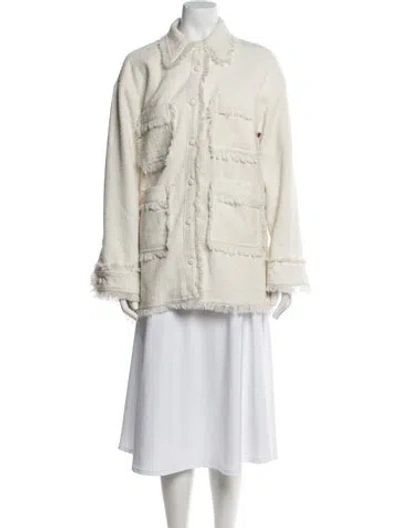 Pre-owned Apparis Jacket In Neutral