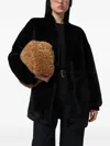 Apparis Jane Single-breasted Coat In Black