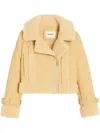Apparis Jay Coat Custard In Yellow