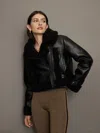 Apparis Jay Coat In Noir