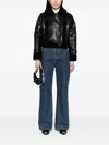 Apparis Jay Faux Leather Biker Jacket In Black In Black