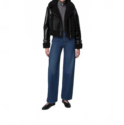 Apparis Jay Moto Jacket In Noir
