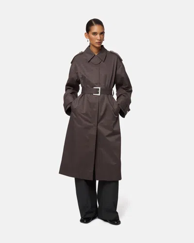 Apparis Joan Trench Coat In Gray