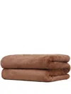 Apparis Katila Faux Shearling Blanket In Brown