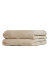 Apparis Brady Faux-fur Blanket In Latte