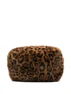 Apparis Jumbo Leopard Noor Pouch In Animal Print