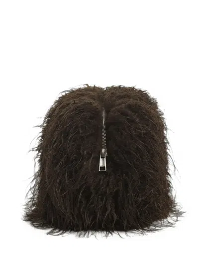 Apparis Jumbo Noor Pochette In Brown