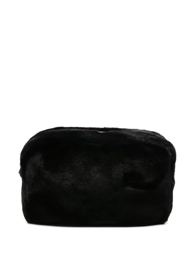 Apparis Jumbo Noor Pouch In Black