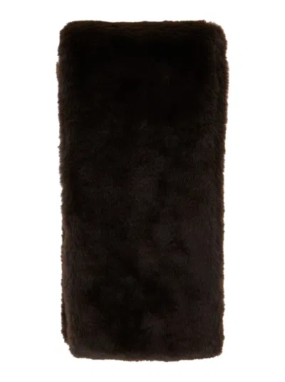 Apparis 'kai' Brown Scarf In Ecofur Woman