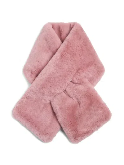 Apparis Kids' Kai Faux-fur Scarf In Pink