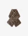 Apparis Kai Leopard Kids Scarf In Light Leopard