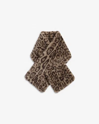 Apparis Kai Leopard Kids Scarf In Light Leopard