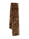 Apparis Kai Leopard Scarf In Brown