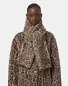 Apparis Kai Leopard Scarf In Light Leopard