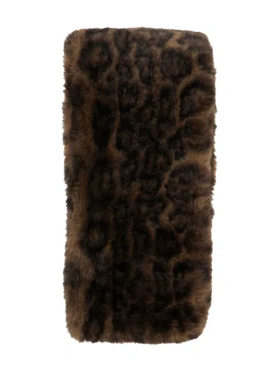 Apparis Kai Leopard Scarf In Multi