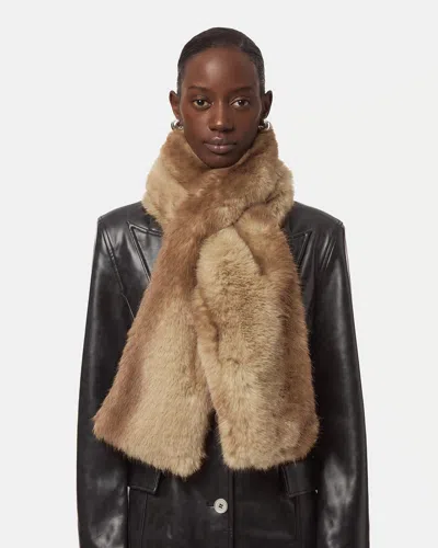 Apparis Kai Mink Scarf In Blonde Mink