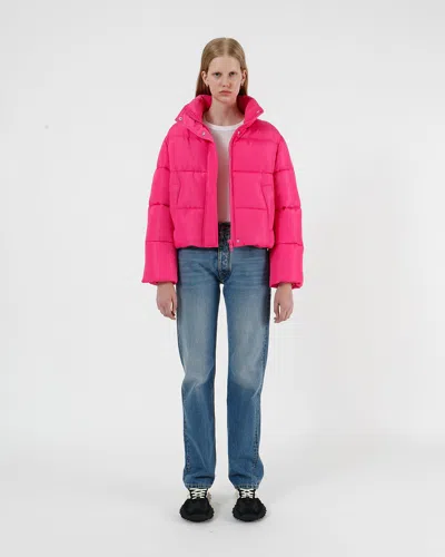 Apparis Kat Funnel-neck Puffer Jacket In Pink