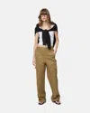 Apparis Kate Cargo Trousers In Brown