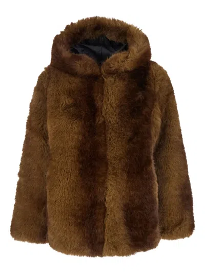 Apparis Katin Jacket In Brown