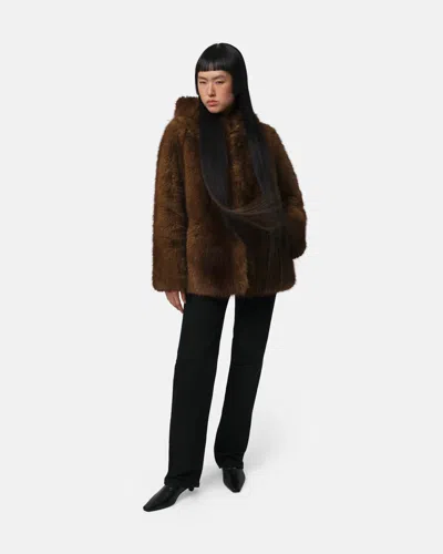 Apparis Katin Mink Hooded Coat