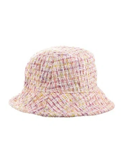 Pre-owned Apparis Knitted Bucket Hat In Pink