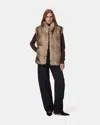 Apparis Laila Mink Vest In Grey Mink