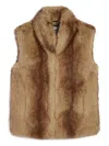Apparis Laila Sleeveless Vest In Brown