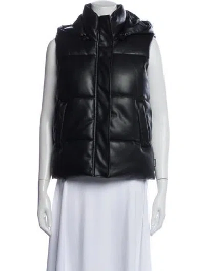 Pre-owned Apparis Lamb Leather Vest In Blue