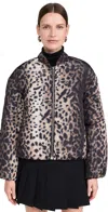 Apparis Leni Bomber Jacket Leopard In Leopard